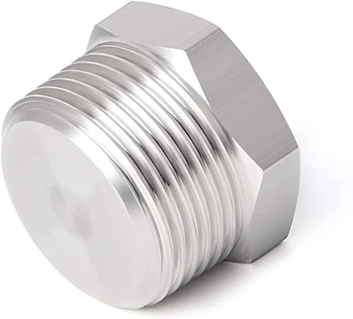 Stainless steel hex pipe plug