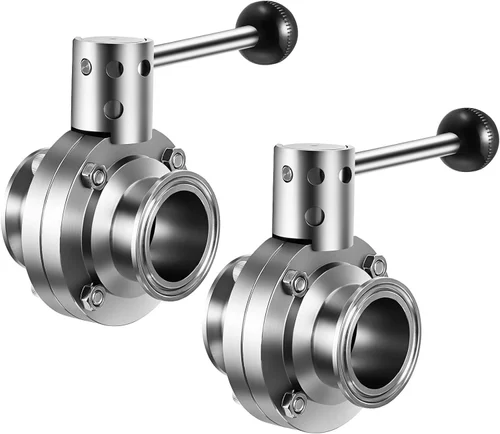 Dairy Butterfly valve with Sms Union